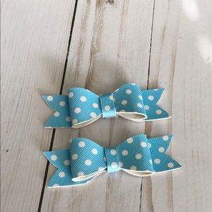 💕sky blue hair bow 👒